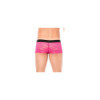 Boxer magenta en dentelle délicate 